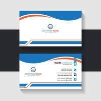 new business card template design 2024. Name card design vector