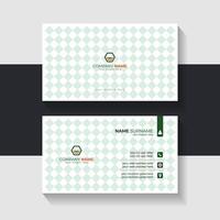new business card template design 2024. Name card design vector