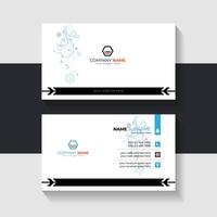new business card template design 2024. Name card design vector