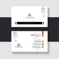 new business card template design 2024. Name card design vector