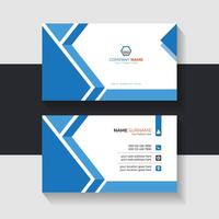 New business card template. Modern business card design. Name card design. vector