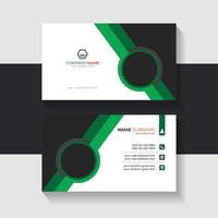 New business card template. Modern business card design. Name card design. vector