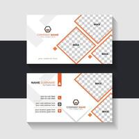 new business card template design 2024. Name card design vector