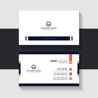 new business card template design 2024. Name card design vector