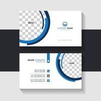 new business card template design 2024. Name card design vector