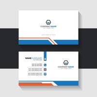 new business card template design 2024. Name card design vector