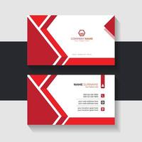 New business card template. Modern business card design. Name card design. vector