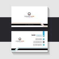 new business card template design 2024. Name card design vector