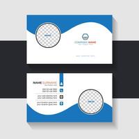 New business card template. Modern business card design. Name card design. vector