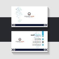 new business card template design 2024. Name card design vector