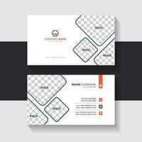 new business card template design 2024. Name card design vector
