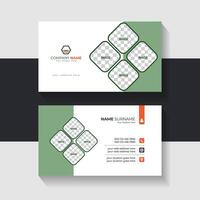 new business card template design 2024. Name card design vector