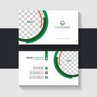 new business card template design 2024. Name card design vector