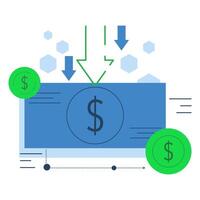 Personal finance concept, series of Investment Plans, Savings Investments. Strategy and return on investment. financial icons depicting investment, savings, and financial progress. vector
