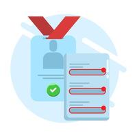 concept of complete profile form and personal data. online registration, fill in personal data, complete profile data information. registrants try to fill out the registration form. flat . vector