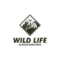 Wild Life Logo Design Template vector
