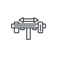 latch icon. .Editable stroke.linear style sign for use web design,logo.Symbol illustration. vector