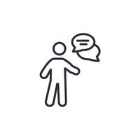 remark icon. .Editable stroke.linear style sign for use web design,logo.Symbol illustration. vector