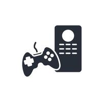 gaming console icon. .Editable stroke.linear style sign for use web design,logo.Symbol illustration. vector