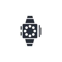 smartwatch icon. .Editable stroke.linear style sign for use web design,logo.Symbol illustration. vector