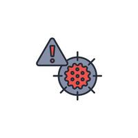 Cancer icon. .Editable stroke.linear style sign for use web design,logo.Symbol illustration. vector