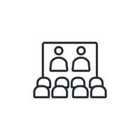 show icon. .Editable stroke.linear style sign for use web design,logo.Symbol illustration. vector