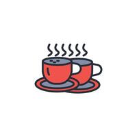 cappuccino icon. .Editable stroke.linear style sign for use web design,logo.Symbol illustration. vector