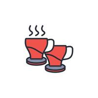 espresso coffee icon. .Editable stroke.linear style sign for use web design,logo.Symbol illustration. vector