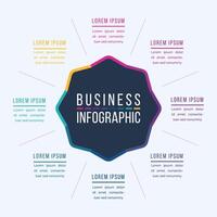Infographic circle design 8 Steps, objects, elements or options infographic business information template vector