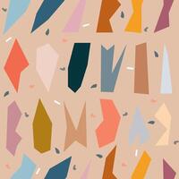 Seamless pattern of terrazzo vector