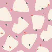 Seamless pattern of terrazzo vector