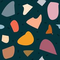 Seamless pattern of terrazzo vector