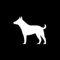 Australian Kelpie, Minimalist and Simple Silhouette - illustration vector