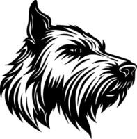 Scottish Terrier, Minimalist and Simple Silhouette - illustration vector