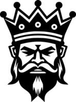 King, Minimalist and Simple Silhouette - illustration vector