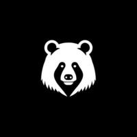 Bear, Minimalist and Simple Silhouette - illustration vector