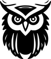 Owl, Minimalist and Simple Silhouette - illustration vector