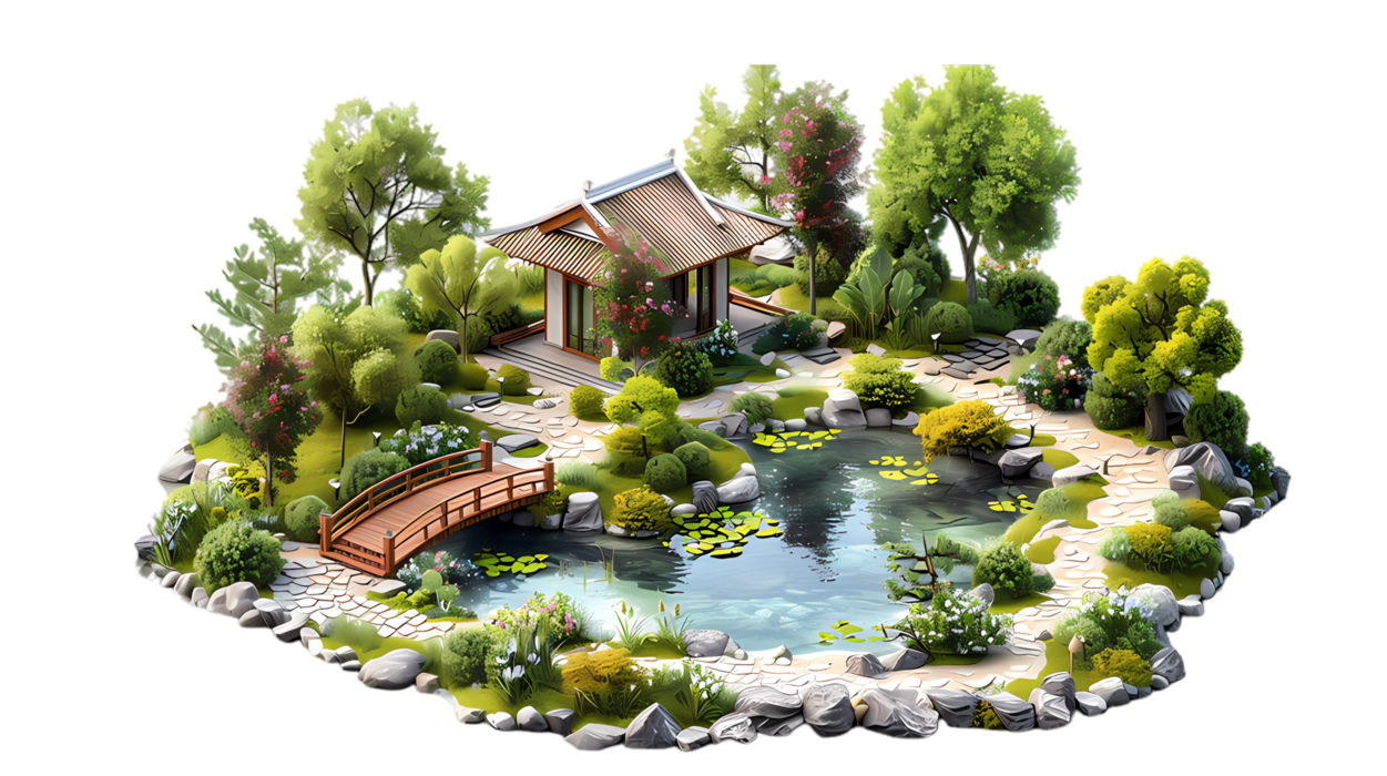 Japanese Garden PNGs for Free Download