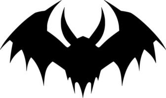 Bat, Minimalist and Simple Silhouette - illustration vector