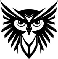 Owl - Minimalist and Flat Logo - illustration vector