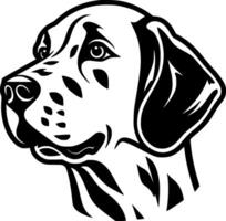 Dalmatian, Minimalist and Simple Silhouette - illustration vector
