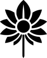 Flower, Minimalist and Simple Silhouette - illustration vector