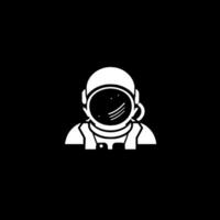 Astronaut, Minimalist and Simple Silhouette - illustration vector