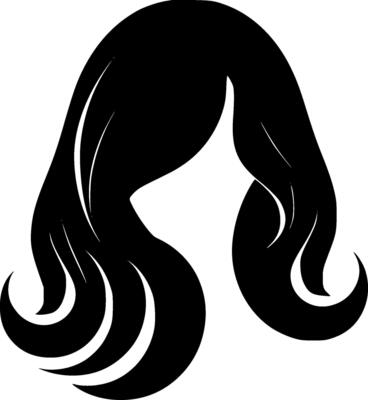 Hair, Minimalist and Simple Silhouette - illustration