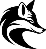Fox, Minimalist and Simple Silhouette - illustration vector