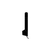 'Canting' Silhouette, Canting is a pen-like tool used to apply liquid hot wax in the batik-making process in Indonesia, more precisely 'batik tulis' or hand-drawn batik. Batik is from Indonesia vector