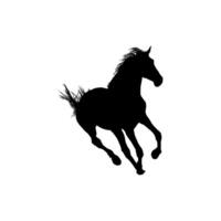 Horse Silhouette, flat style, can use for Logo Gram, Art Illustration, Emblem, Pictogram, Apps, Website or Graphic Design Element vector