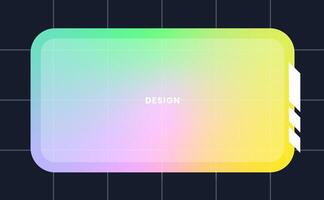 Modern pop up window illustration. Futuristic pop up interface. vector