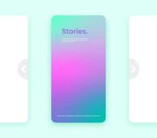 Colorful gradient vertical background. Fluid banner template illustration. Abstract background. vector