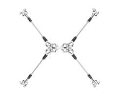 Crane wire isolated on background. 3d rendering - illustration png